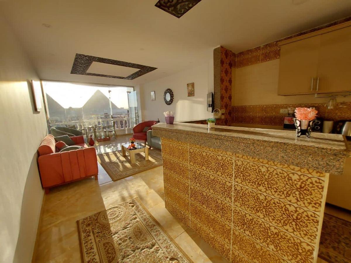 Full Pyramids View Apartment With Balcony For 8 P Kafrat al Jabal Exterior photo