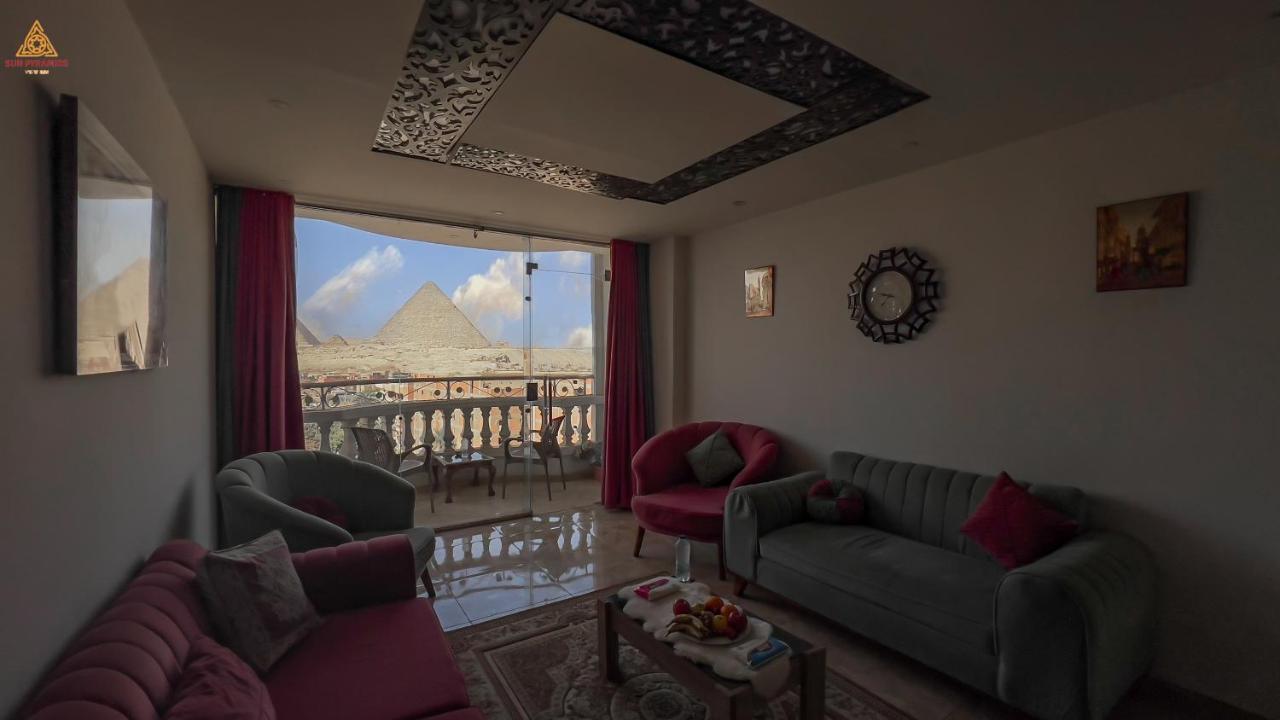 Full Pyramids View Apartment With Balcony For 8 P Kafrat al Jabal Exterior photo